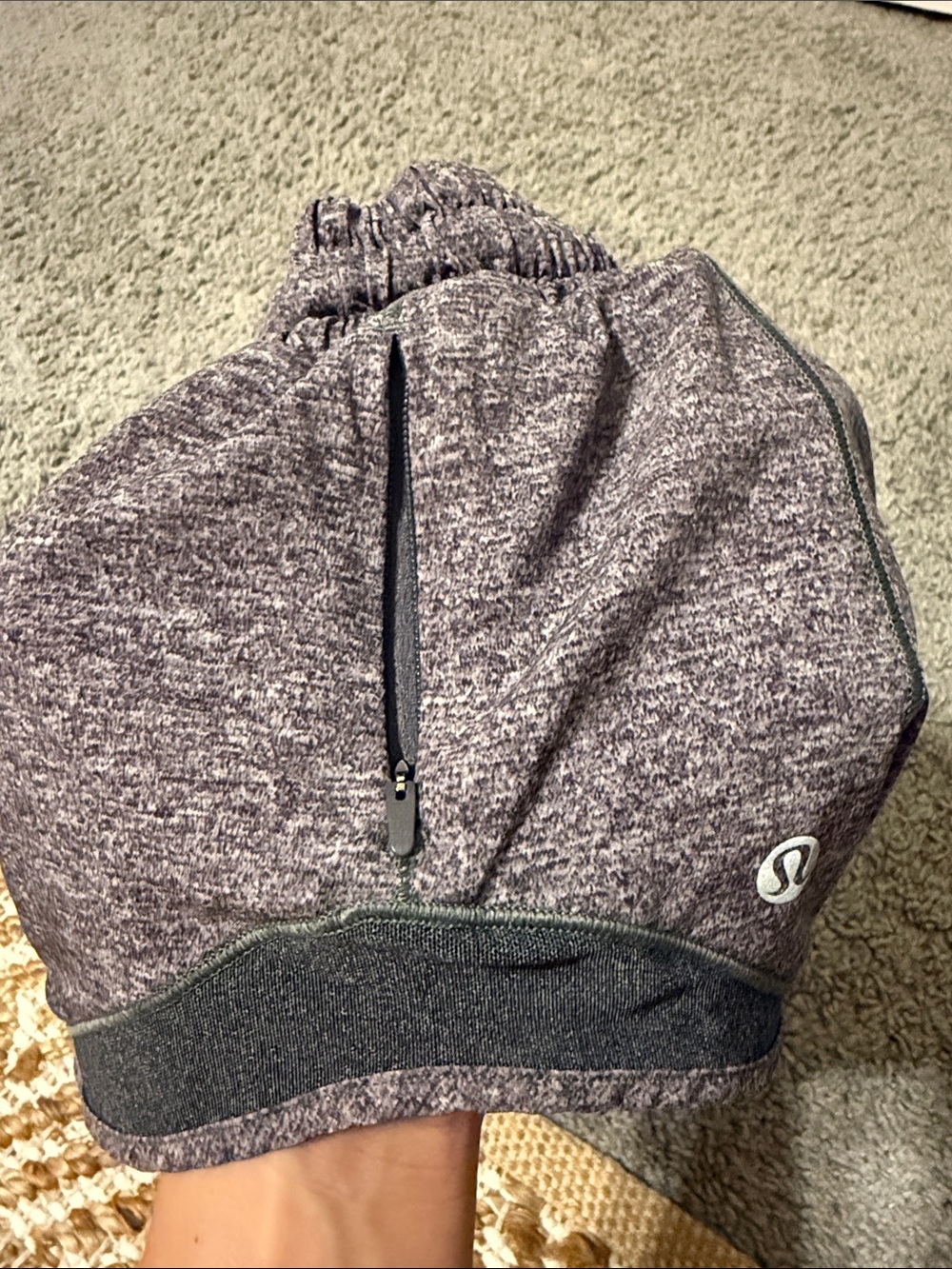 Lululemon Women's Heather Run Shorts - Picture 3 of 4